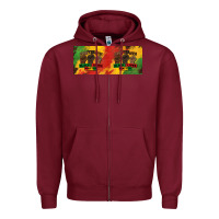 Burgundy juneteenth black lives matter 15 oz mug Zipper Hoodie - BarkalooDesign
