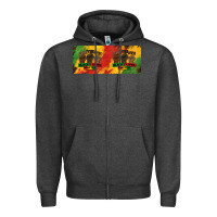 Charcoal Heather juneteenth black lives matter 15 oz mug Zipper Hoodie - BarkalooDesign