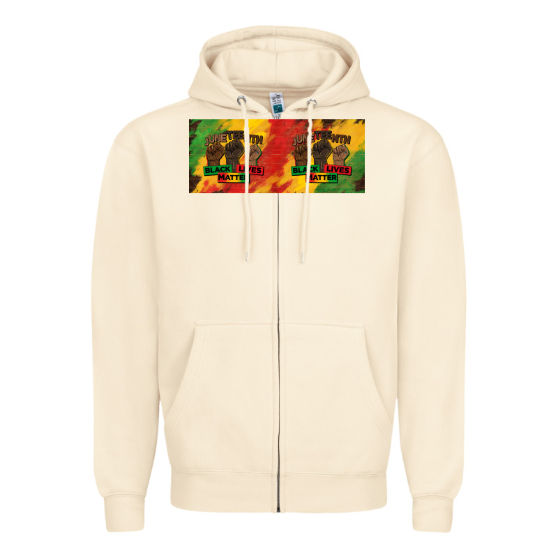 Juneteenth Black Lives Matter 15 Oz Mug Zipper Hoodie by BarkalooDesign | Teevron