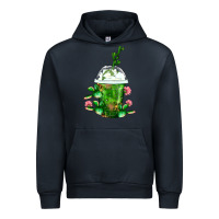 Navy Western Cactus Cold Frappe Urban Hoodie - FaDigitalArtStudio