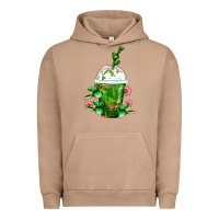 Pigment Burro Western Cactus Cold Frappe Urban Hoodie - FaDigitalArtStudio