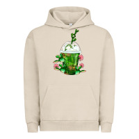 Pigment French Oak Western Cactus Cold Frappe Urban Hoodie - FaDigitalArtStudio