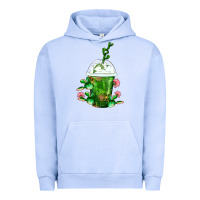 Pigment Grape Ice Western Cactus Cold Frappe Urban Hoodie - FaDigitalArtStudio