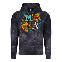 Cloud Black sunflowers hexagon frame mama Vintage Hoodie - Jasminsmagicworld