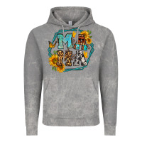 Cloud Rock sunflowers hexagon frame mama Vintage Hoodie - Jasminsmagicworld