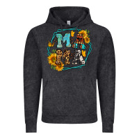 Vintage Black sunflowers hexagon frame mama Vintage Hoodie - Jasminsmagicworld