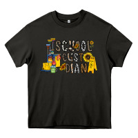 Asphalt school cust dian Heavy Core Tee - CowhideDigitalArt