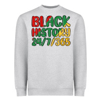 Heather Grey black history Heavyweight Sweatshirt - MaliasSmallBusiness