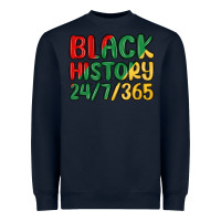 Navy black history Heavyweight Sweatshirt - MaliasSmallBusiness