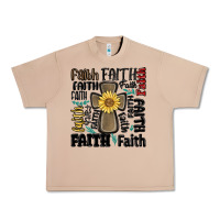 Burro faith cross Urban Heavy Tee - MaliasSmallBusiness