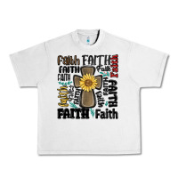 Lunar Rock faith cross Urban Heavy Tee - MaliasSmallBusiness