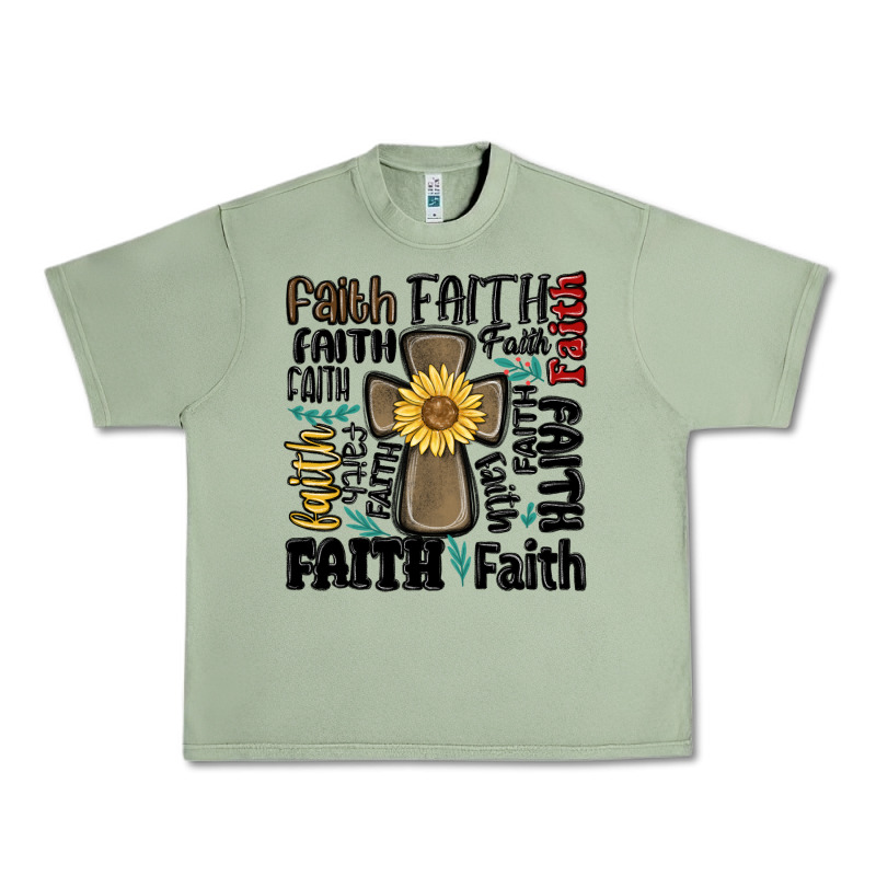 Faith Cross Urban Heavy Tee by MaliasSmallBusiness | Teevron