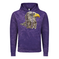 Cloud Purple American White Sea Eagle Head Vintage Hoodie - LillyAllenDesigns