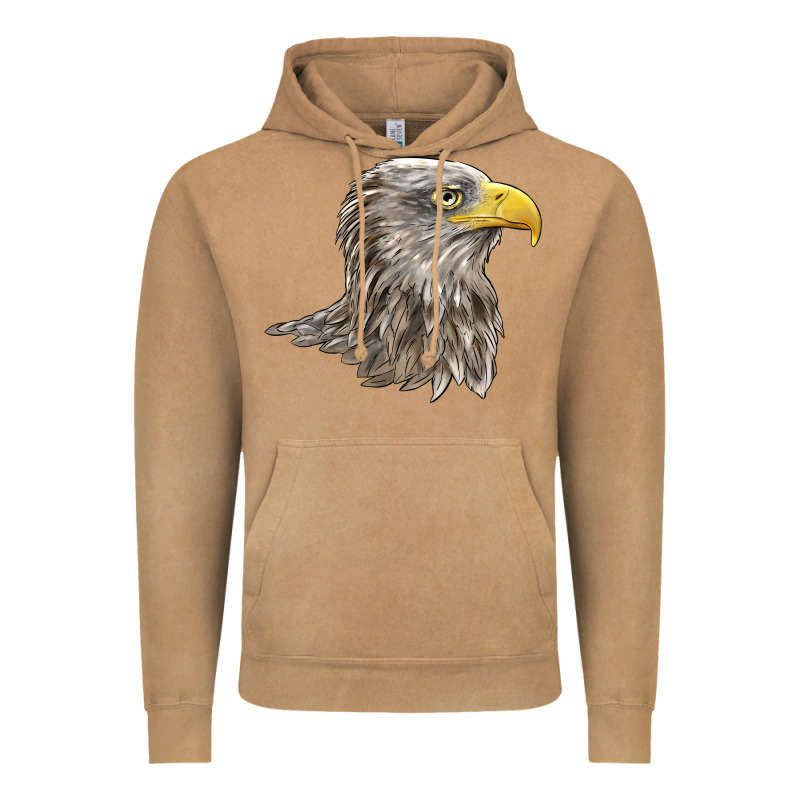 American White Sea Eagle Head Vintage Hoodie by LillyAllenDesigns | Teevron