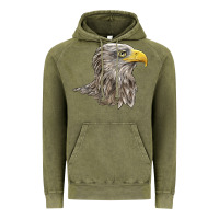 Vintage Olive American White Sea Eagle Head Vintage Hoodie - LillyAllenDesigns