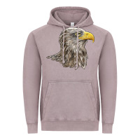 Vintage Zinc American White Sea Eagle Head Vintage Hoodie - LillyAllenDesigns