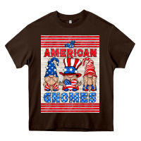 Chocolate Brown all american gnomes air freshener Heavy Core Tee - HRA Design Shop