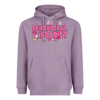 Lavender Breast Cancer behavioral therapist Heavyweight Hoodie - texasbilliewilder