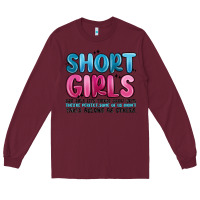 Burgundy girls god only lets things grow until theyre Long Sleeve Tee - MaliasSmallBusiness