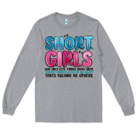 Heather Grey girls god only lets things grow until theyre Long Sleeve Tee - MaliasSmallBusiness