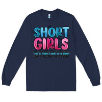 Navy girls god only lets things grow until theyre Long Sleeve Tee - MaliasSmallBusiness
