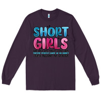 Plum girls god only lets things grow until theyre Long Sleeve Tee - MaliasSmallBusiness