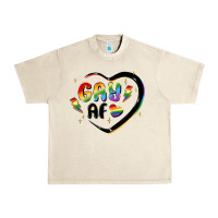 Sandshell gay af Urban Heavy Tee - MaliasSmallBusiness