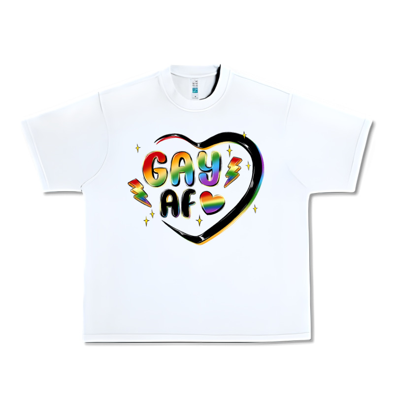 Gay Af Urban Heavy Tee by MaliasSmallBusiness | Teevron