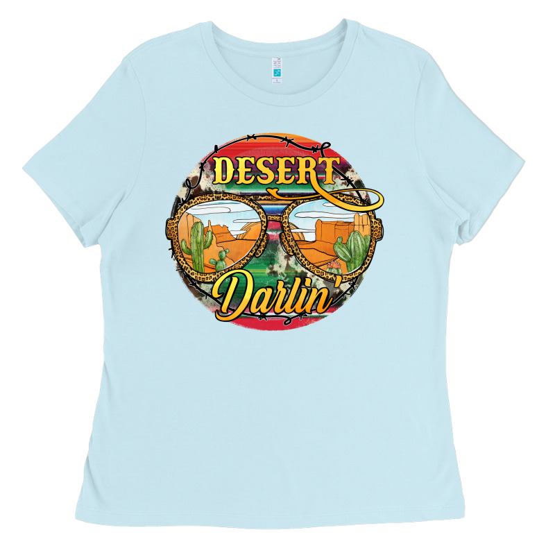 Desert Darlin' Sunglassess Ladies Tee by JahusDesignShop | Teevron