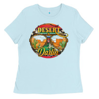 Baby Blue desert darlin' sunglassess Ladies Tee - JahusDesignShop