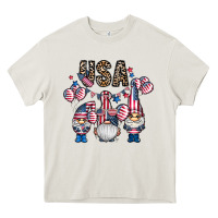 Usa America Gnome Heavy Core Tee | Teevron