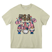 Mossy usa america gnome Heavy Core Tee - CowhideDigitalArt