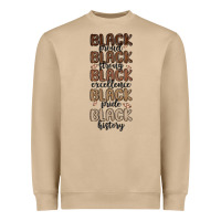 Mushroom black history melanin malia Heavyweight Sweatshirt - MaliasSmallBusiness
