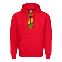 Red juneteenth pen wrap Zipper Hoodie - BarkalooDesign