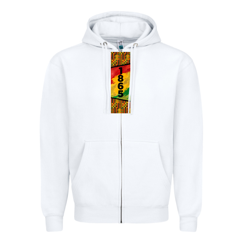 Juneteenth Pen Wrap Zipper Hoodie by BarkalooDesign | Teevron