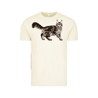 Vintage Arctic Maine Coon Cat Vintage Tee - LillyAllenDesigns