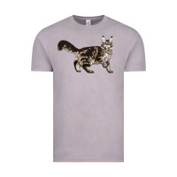 Vintage Zinc Maine Coon Cat Vintage Tee - LillyAllenDesigns