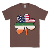 Chestnut st patricks day shamrock american flag Classic Tee - MaliasSmallBusiness