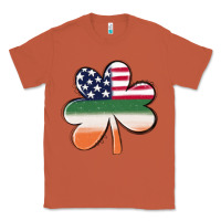 Copper st patricks day shamrock american flag Classic Tee - MaliasSmallBusiness