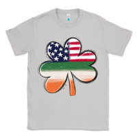 Moon Dust st patricks day shamrock american flag Classic Tee - MaliasSmallBusiness