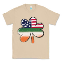 Mushroom st patricks day shamrock american flag Classic Tee - MaliasSmallBusiness