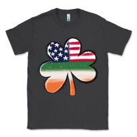 Smoke st patricks day shamrock american flag Classic Tee - MaliasSmallBusiness