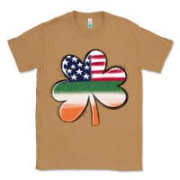 Toasted Coconut st patricks day shamrock american flag Classic Tee - MaliasSmallBusiness