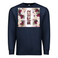 Navy mother's day flowers tumbler tbs Premium Sweatshirt - TumblerDesignByShophia