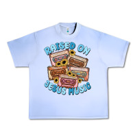 Grape Ice raised on jesus music Urban Heavy Tee - MaliasSmallBusiness