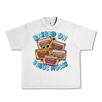 Lunar Rock raised on jesus music Urban Heavy Tee - MaliasSmallBusiness