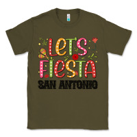 Army Green lets fiesta san antonio Classic Tee - JahusDesignShop