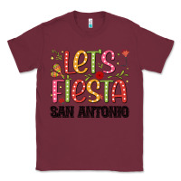 Burgundy lets fiesta san antonio Classic Tee - JahusDesignShop