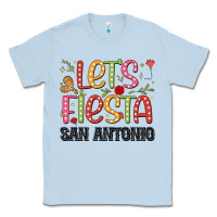 Dusty Blue lets fiesta san antonio Classic Tee - JahusDesignShop