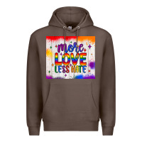 Coffee more love less hate tumbler Premium Hoodie - JahusDesignShop